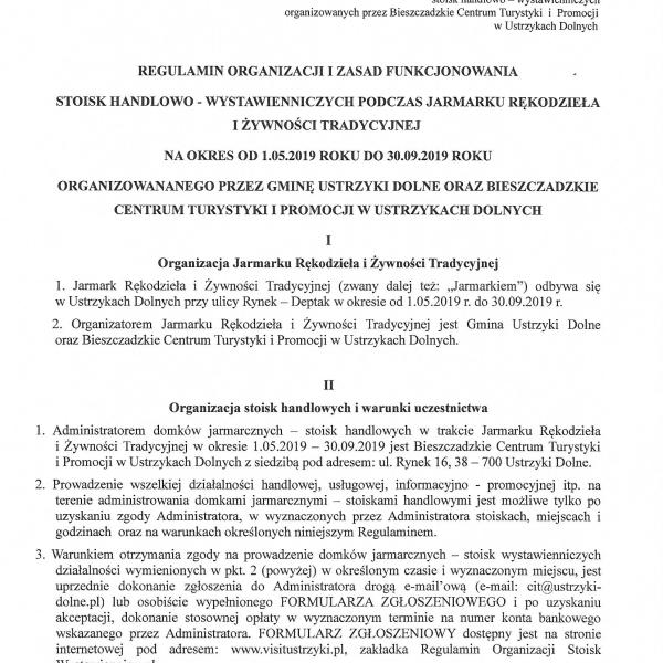 Jarmark Rękodzieła i Żywności Tradycyjnej w Ustrzykach Dolnych - domki jarmarczne